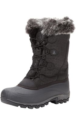 Kamik Women's Momentum Snow Boot, Black, US 6