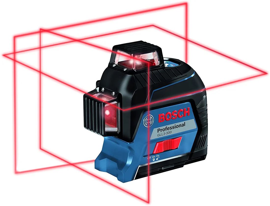 Bosch GLL3-300 360 Degree Three-Plane Leveling and Alignment-Line Laser