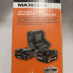 Ridgid Battery Kit