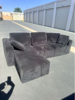 Black sofa
