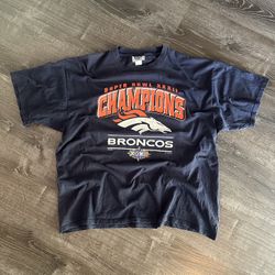 Vintage 1998 Lee Sport NFL Denver Broncos Super Bowl 32 Tee