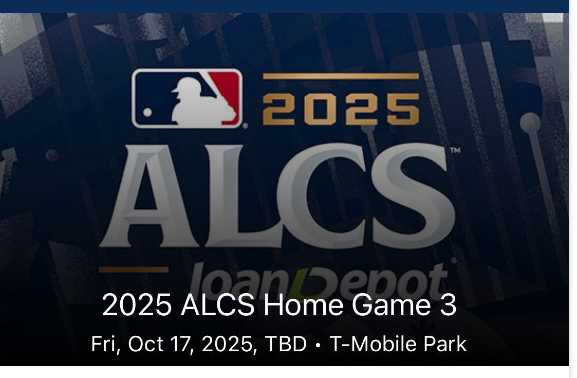 ALCS Mariners Playoff Terrace Club Friday Game 3