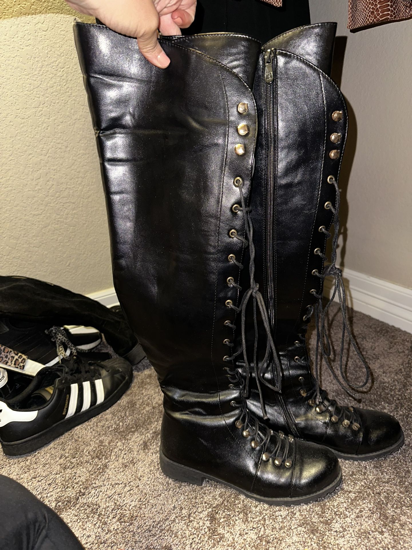 Thigh High Boots Size 10 Womens