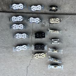 Electrical Switches And Receptacles. 