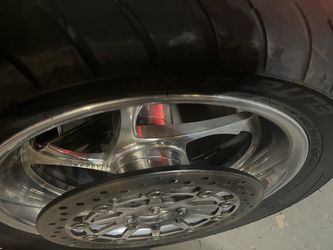 2008-2009 Victory Vision wheels and Chrome Belt Pulley