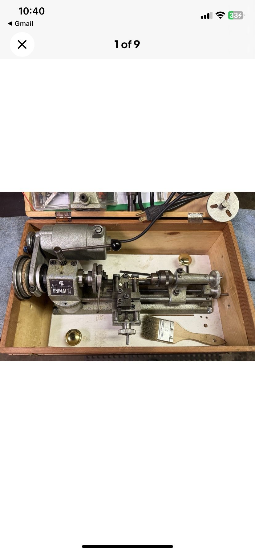 Vintage Jeweler’s & Machinists Lathe