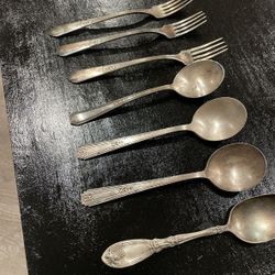 Sliver Silverware And China