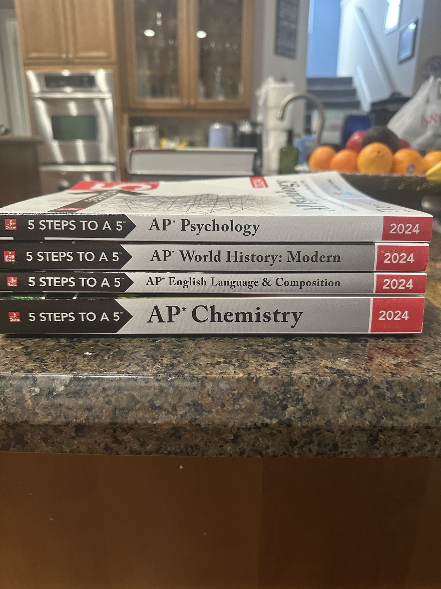 McGraw Hill “5 Steps To A 5” AP Practice Books