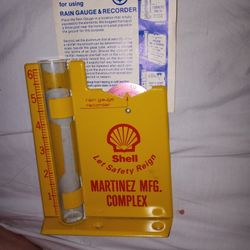 SHELL RAIN GAUGE & RECORDER