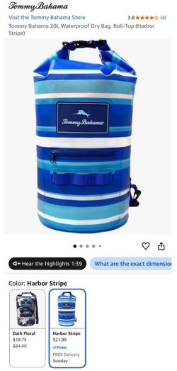 Tommy Bahama 20L Waterproof Roll-Top Dry Bag