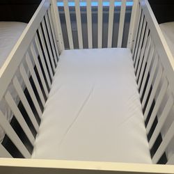 White Baby Crib