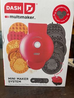Dash Multimaker Mini Waffle Maker System