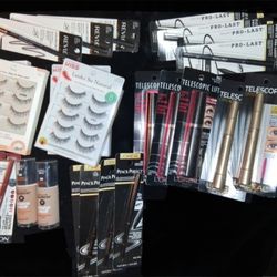 Loreal, Revlon, And Kiss Product Bundle