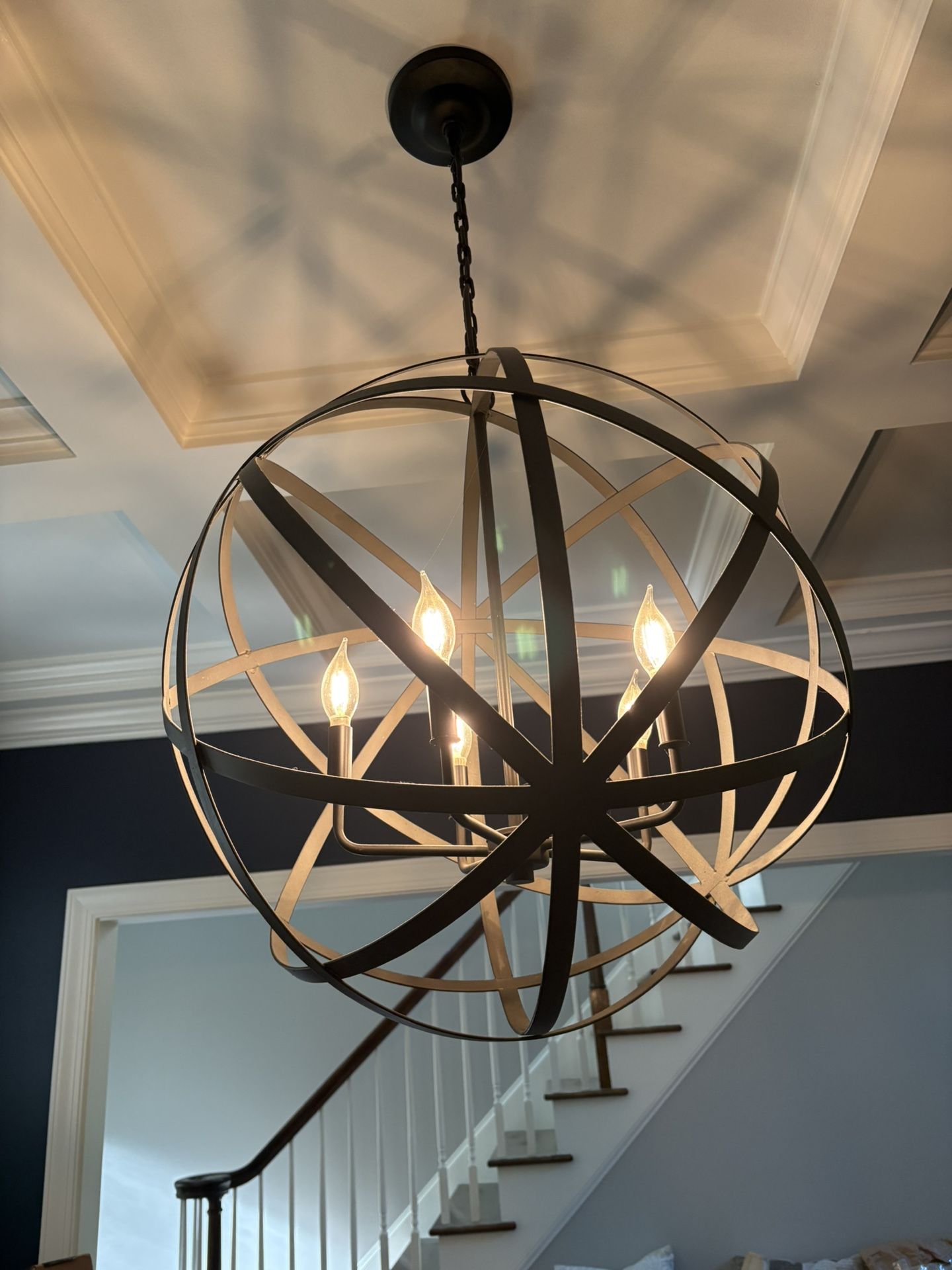 Nice Globe Chandelier