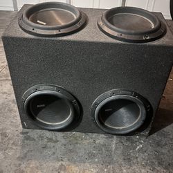 4- 12’ Subwoofer Memphis M6