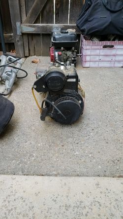 7 hp Kawasaki generator engine,3/4" taper shaft