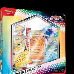 Pokemon prismatic Evolutions poster Collection Case 