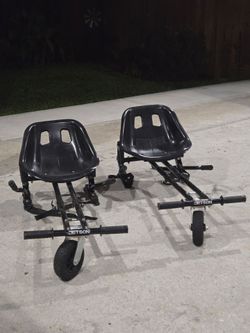 Hoverboard kart attachment