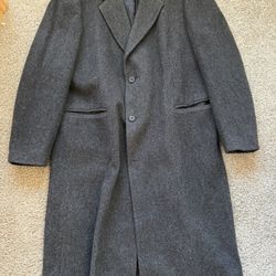 Gray Men’s Christian Dior Wool Coat Size 44L