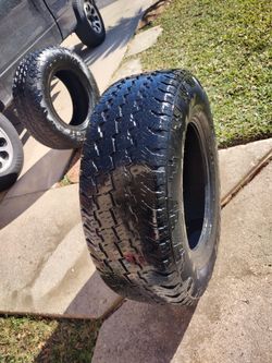Two 265/70- R17. All Terrain/ Trail Finder