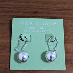 Seed & Sage Sterling Silver Earrings