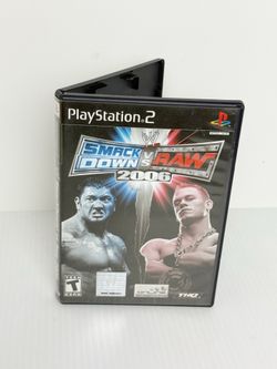 WWE Smackdown vs. Raw 2006 PlayStation 2 PS2 - Missing Manual