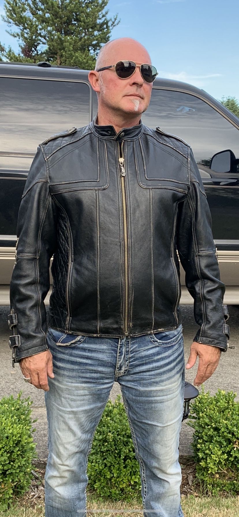 Men’s Leather Motorcycle Jacket