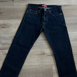 Supreme raw denim jeans original