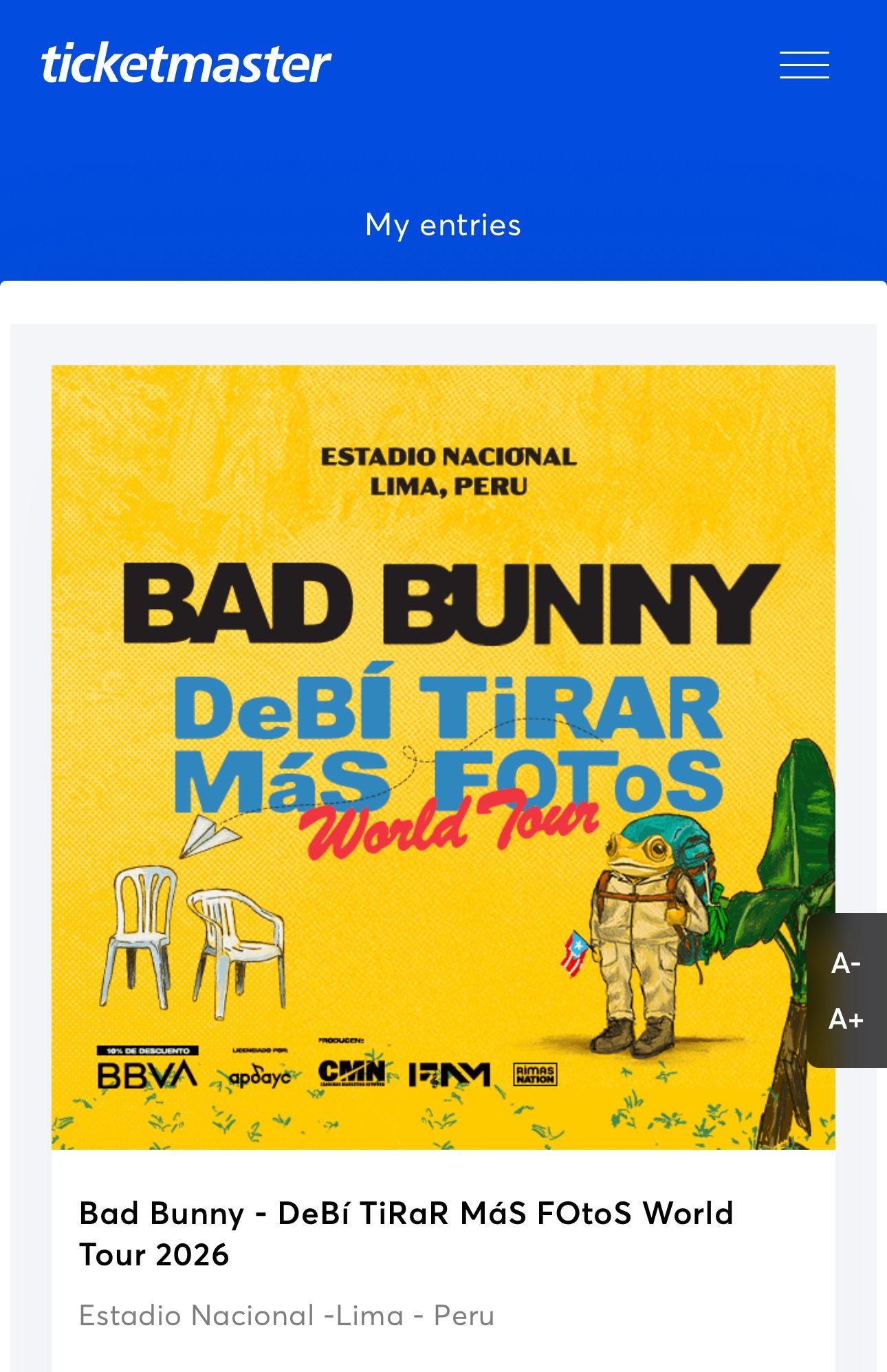 Bad Bunny In Peru 