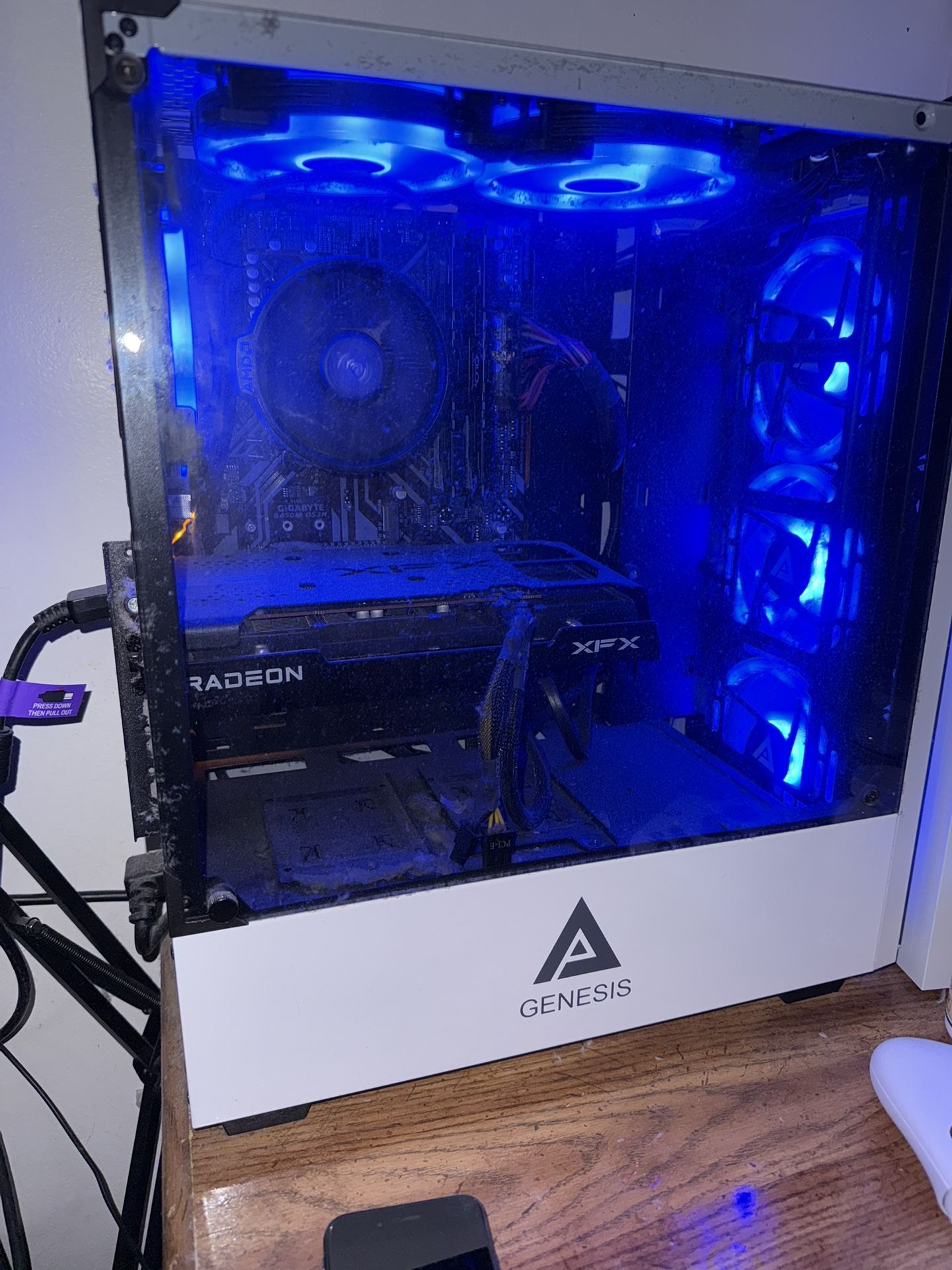 Custom Gaming Oc Rx 6600 Ryzen 5 16gbs Ram And Ssd