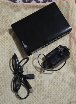 Seagate External Hard Drive with Cables