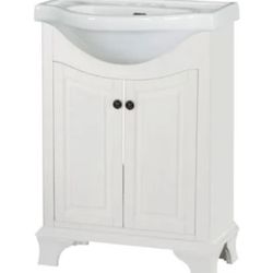 25-inch free-standing vanity set