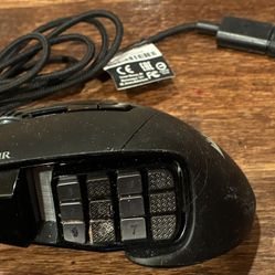 Scimitar RGB Elite Optical MOBA/MMO Gaming Mouse 