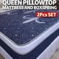 🟢QUEEN PILLOWTOP SET $219