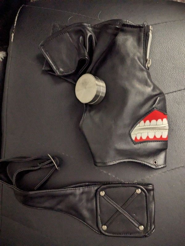 Leather Kaneki Cosplay Mask