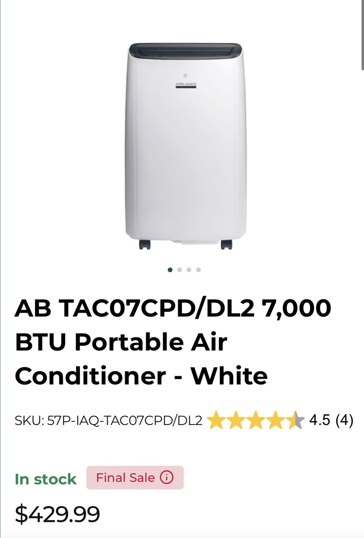 Appliance Basics AC Unit