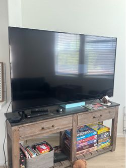 Pottery Barn Living Room Set – Coffee Table, TV Stand & 2 End Tables