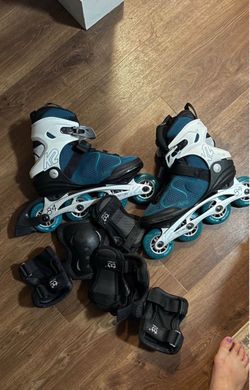 K2 Alexis 84 Boa Teal Womens Inline Skates Size 9