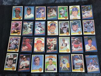 1983 And 1986 Baseball Cards