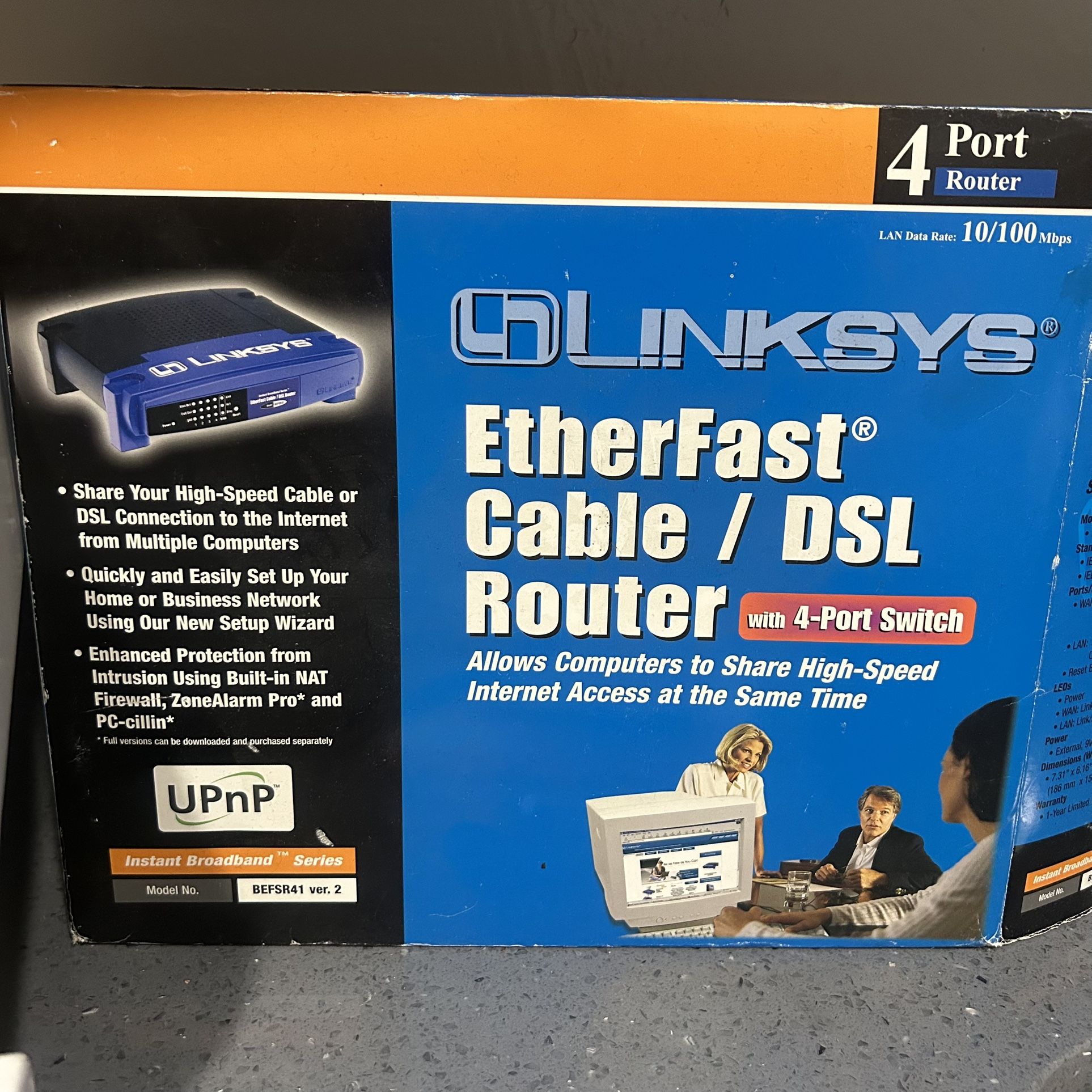 Linksys 4 Port Router Works Great