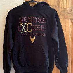 Omro Foxes Cross Country Hoodie Sweatshirt, Black