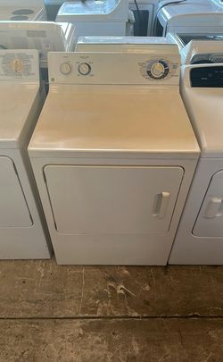 Affordable GE White Electric Dryer