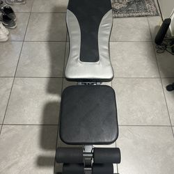 Adjustable Dumbbell Set (52.5lb) With Weight Bench