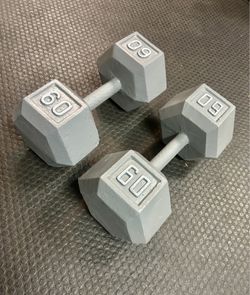 Hex Dumbbells - 120 lbs total