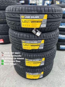 225/55R18 Land Golden New Set of Tires Installed and Balanced Set de Llantas Nuevas Instaladas y Balanceadas