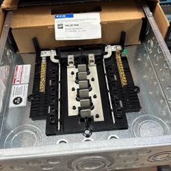 125A electric panel 12 spaces 24 circuits