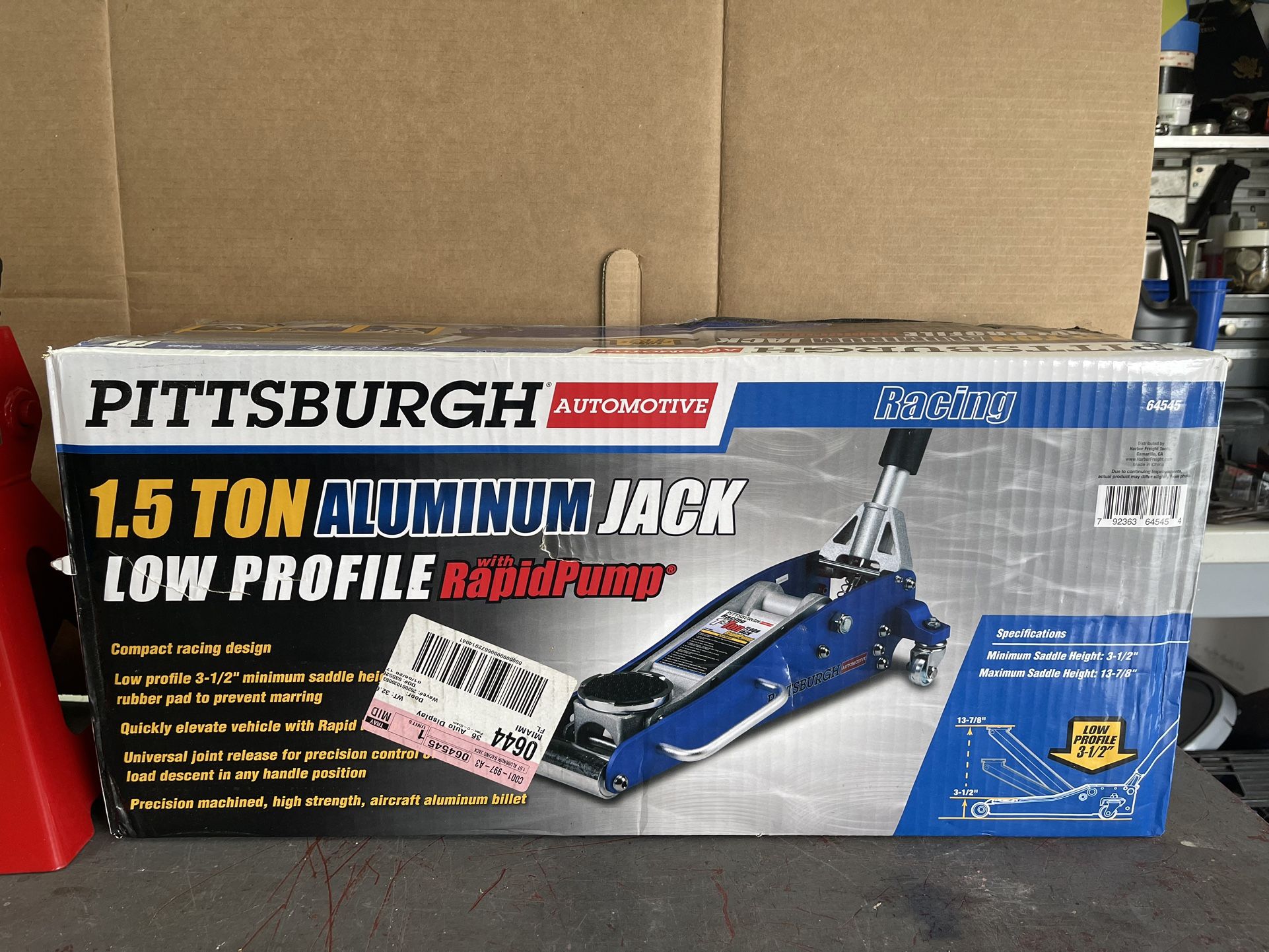 1.5 Ton Aluminum Jack And 3 Ton Jacstands