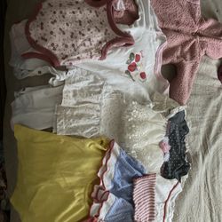 $30 For All - Infant Girl Clothes & A Feeding Pillow