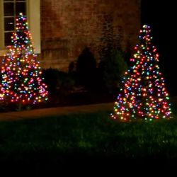 Pre Lit 6 Ft Fold Flat Christmas Tree Brand New