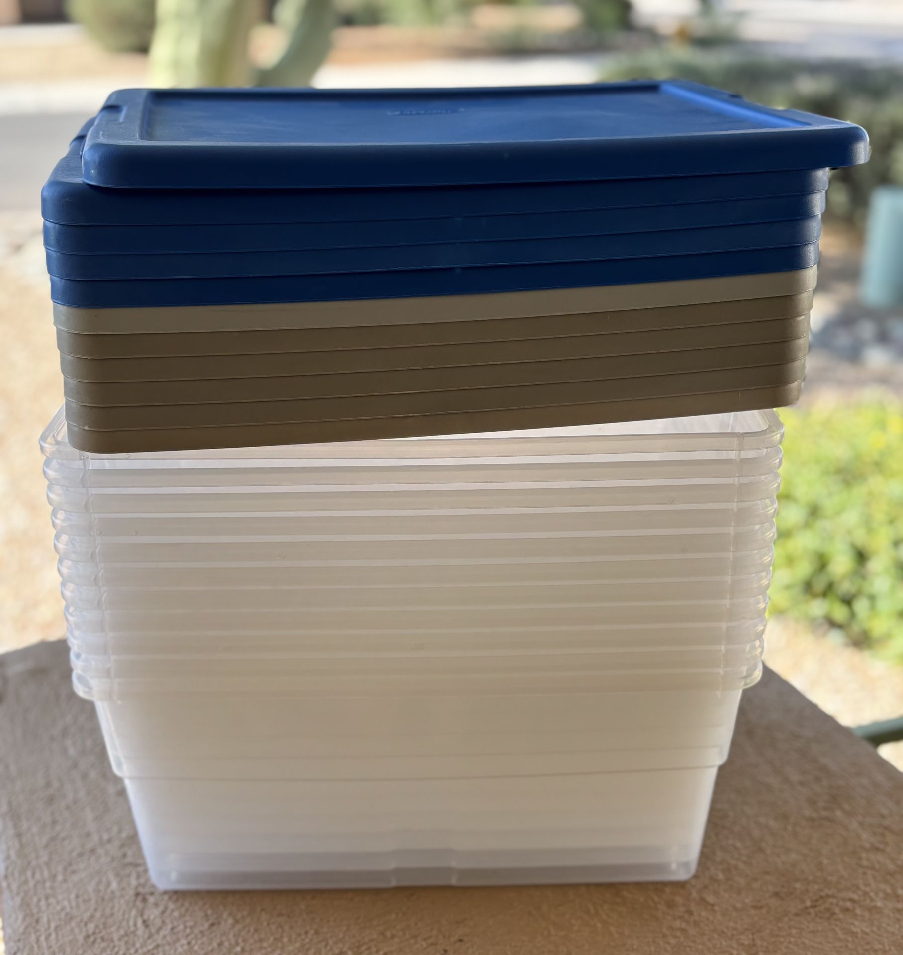 Sterilite Storage Containers In Various Sizes
